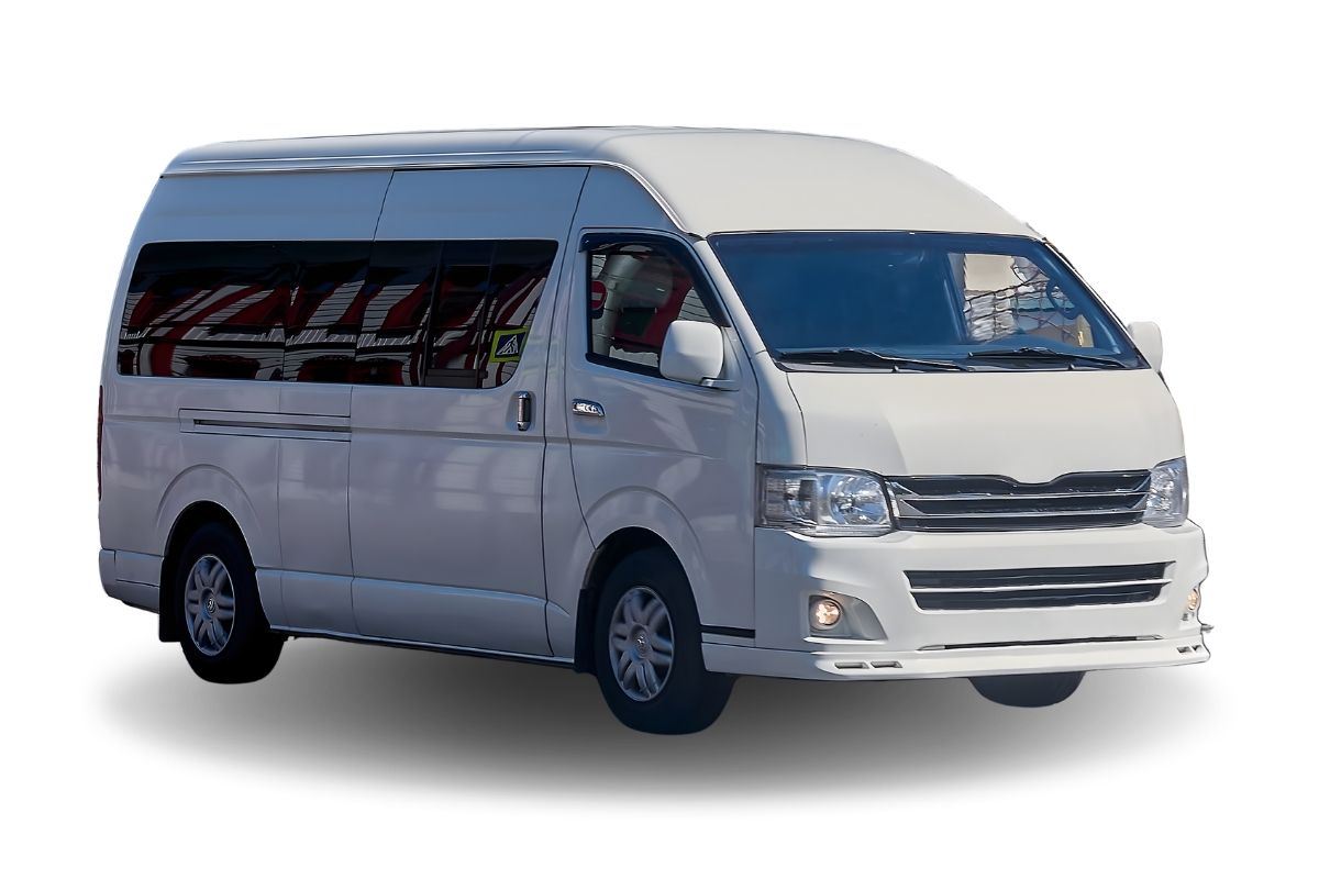 Premium tourist van for hire in Sri Lanka for group tours and family travel - Lanka Cab Travels